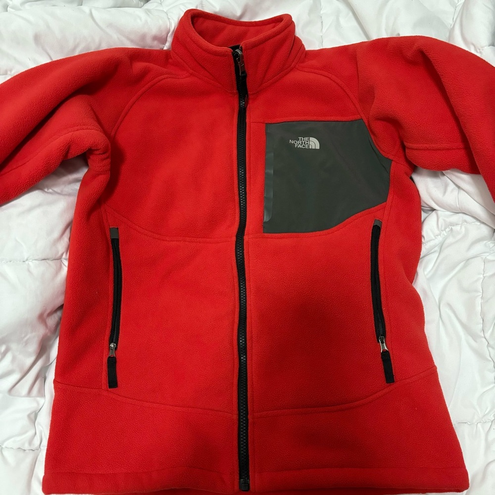 the north face fleece zip up